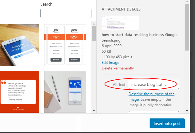 increase blog traffic